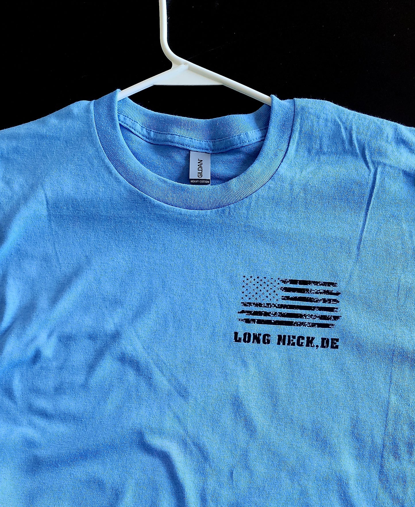 Long sleeved front and back blue