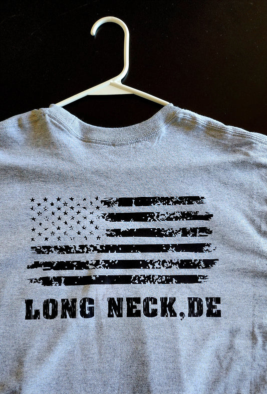 Long sleeved front and back